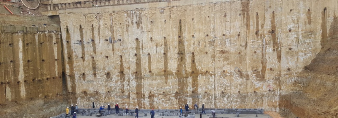 Diaphragm Wall Application Method